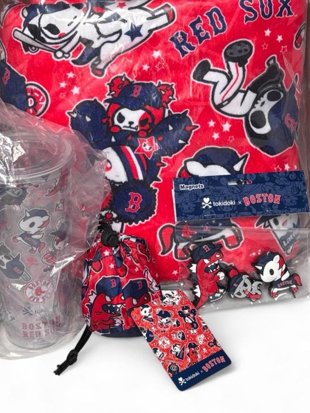 tokidoki x Boston Red Sox fan bundle